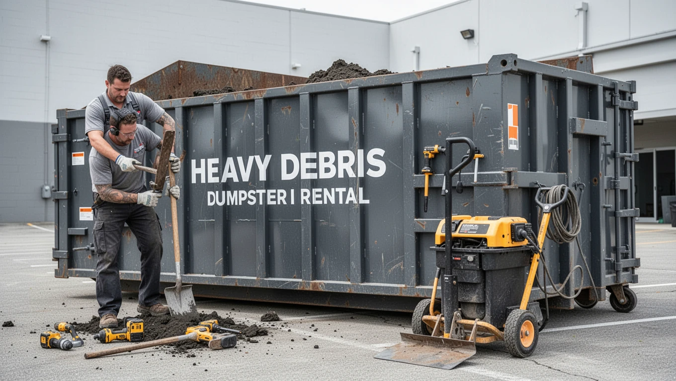 Heavy Debris Dumpster Rental