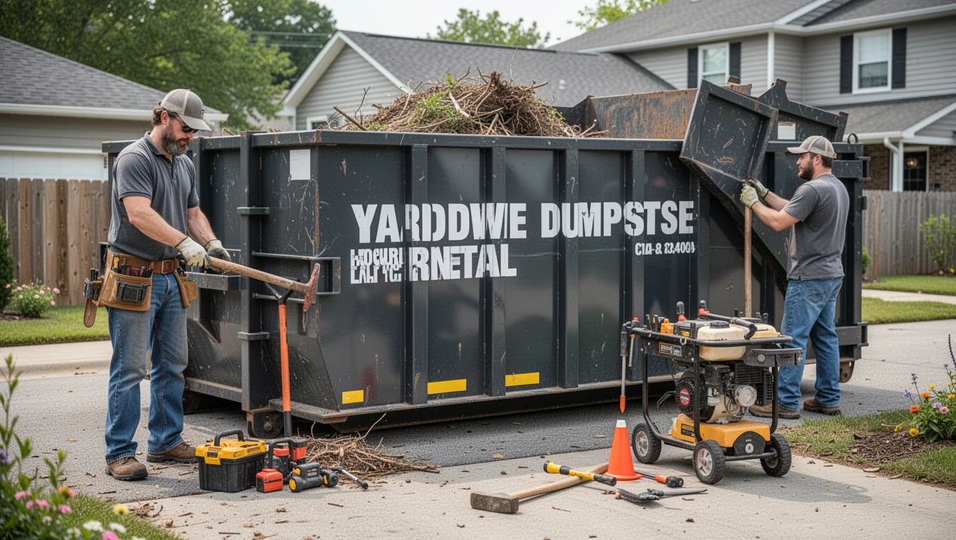 Yard Waste Dumpster Rental