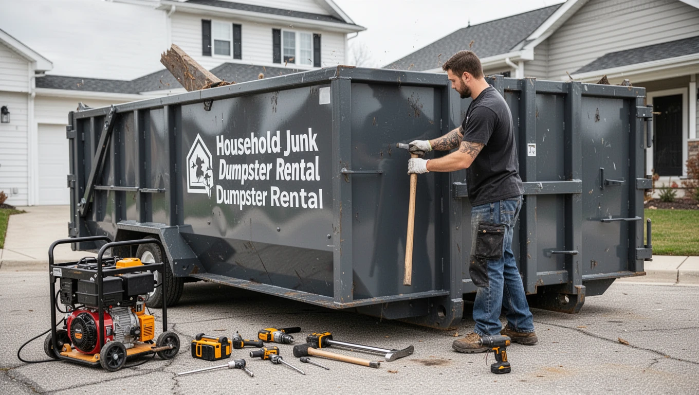 Household Junk Dumpster Rental